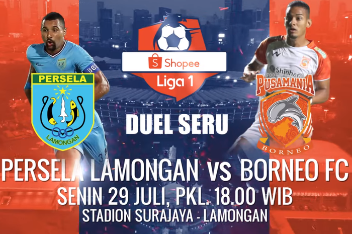 Persela Lamongan vs Borneo FC, Live di Indosiar.