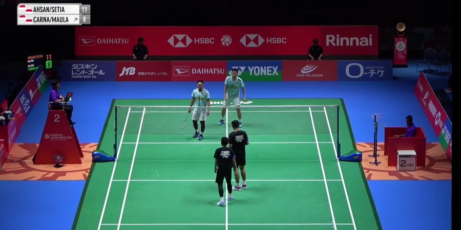 Hasil Japan Open 2024 - Debut Leo/Bagas Langsung Ganas, Epic Comeback Atas Ahsan/Hendra meski Sempat Tertinggal 4-11