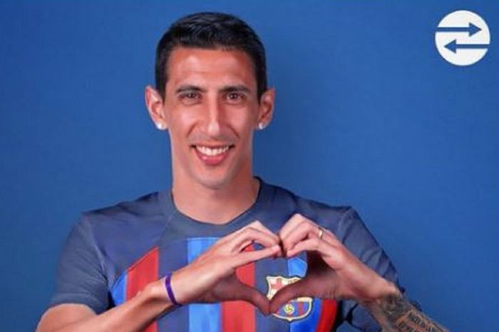 Angel Di Maria santer dirumorkan bakal bergabung dengan Barcelona di bursa transfer musim panas 2022.