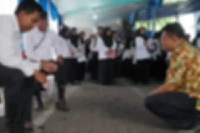 Peserta seleksi tes cpns yang digelar di Udinus Semarang.