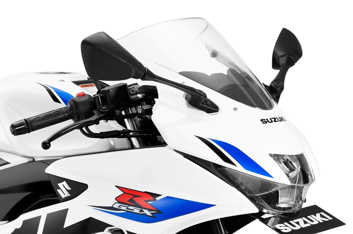 Desain windshield standar Suzuki GSX-R150
