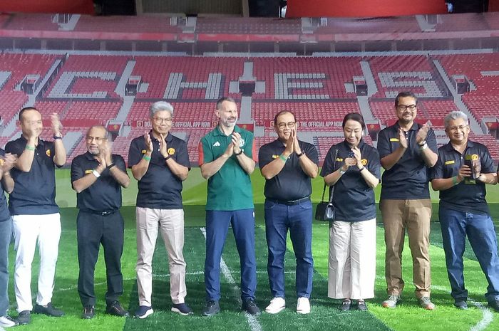 Legenda Manchester United, Ryan Giggs, mendatangi Jakarta dalam acara Maybank.