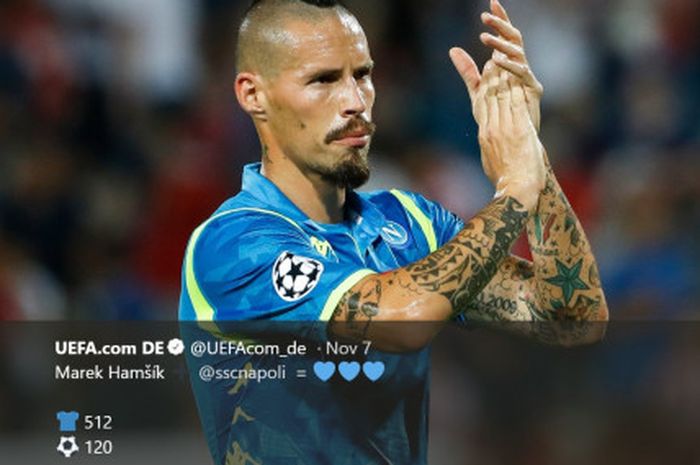 Mantan Direktur Olahraga Napoli mengungkapkan alasan kapten Napoli Marek Hamsik tidak pernah bergabung dengan Juventus maupun Inter Milan