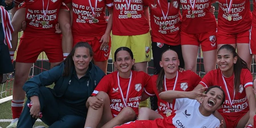 Titel Pertama Claudia Scheunemann di Eropa, Striker Timnas Putri Indonesia Bawa Jong FC Utrecht Vrouwen Juara Liga
