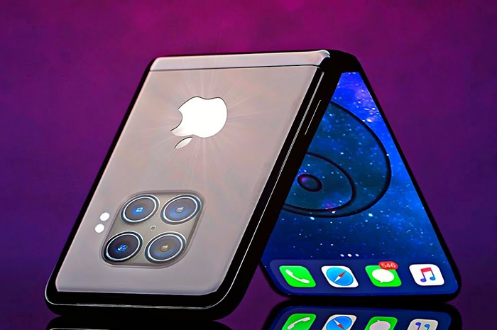 Ilustrasi iPhone Foldable