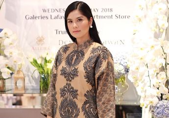 Cantik Paripurna, Annisa Pohan Tampil Anggun Kenakan Kebaya dengan Sentuhan Sumatera Barat di Upacara HUT ke-74 RI