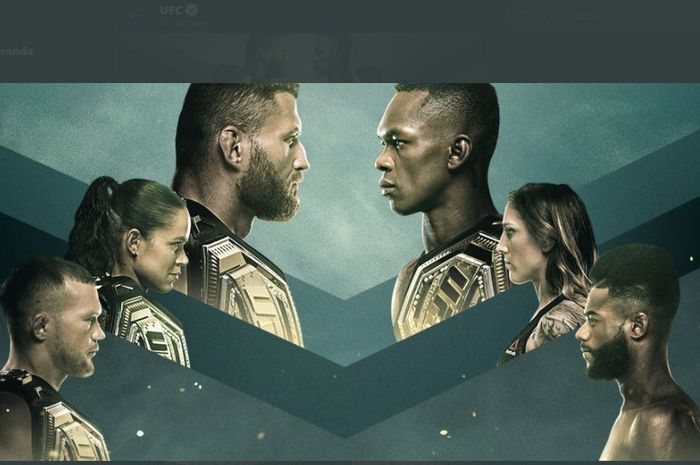 Poster pertunjukkan UFC 259.