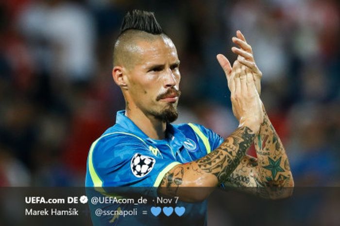 Mantan Direktur Olahraga Napoli mengungkapkan alasan kapten Napoli Marek Hamsik tidak pernah bergabung dengan Juventus maupun Inter Milan