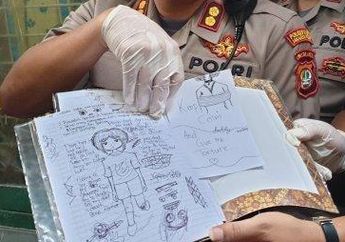'My Dad is My Crush' Atau 'Keep Calm and Give Me Torture', Kalimat-kalimat dalam Sketsa ABG 15 Tahun Pembunuh Bocah 6 Tahun di Jakpus yang Bikin Bergidik
