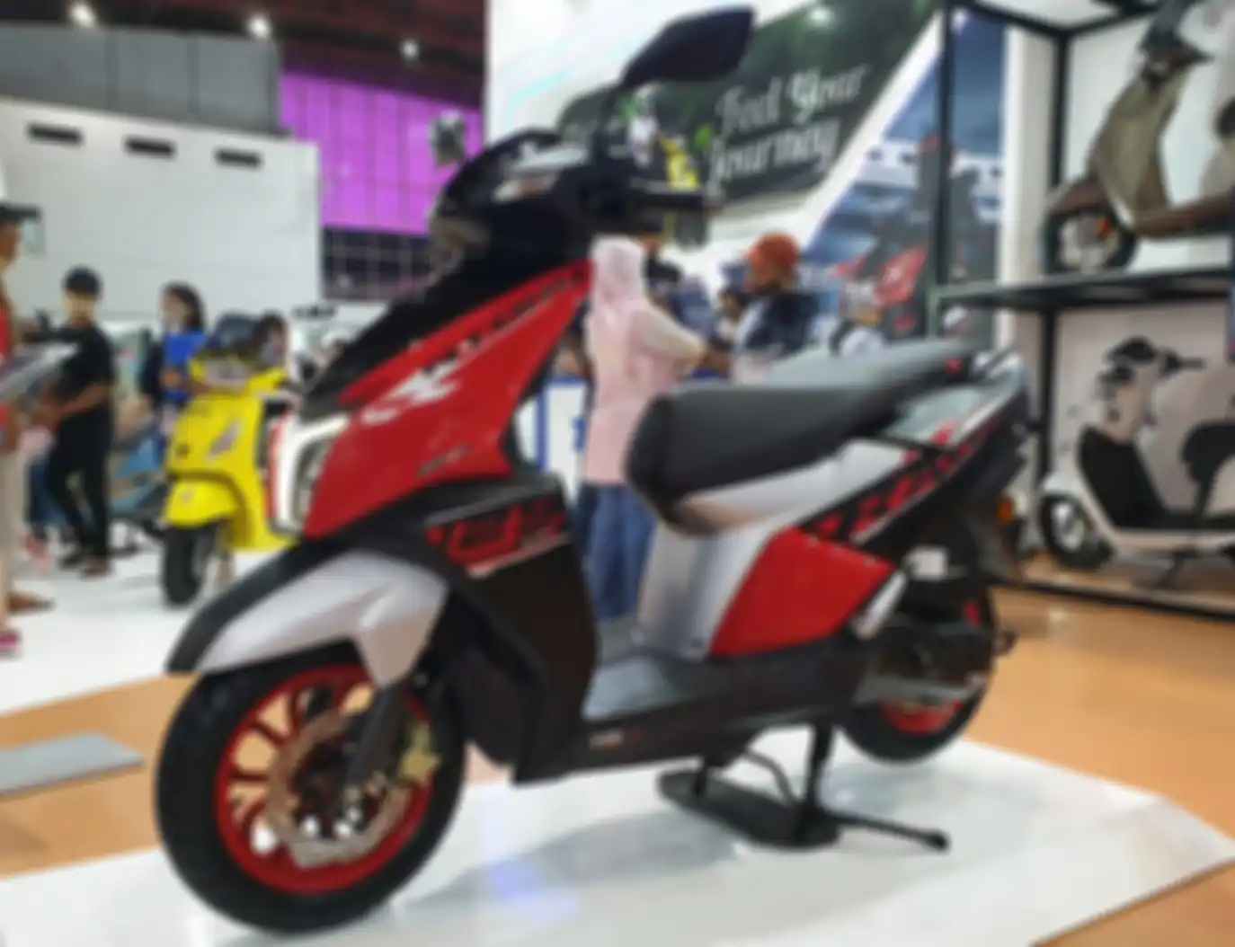 TVS Ntorq 125 Race XP 2022, tampilannya sangar banget.