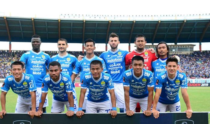 Skuat Persib Bandung di Piala Presiden 2019.