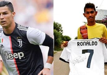 Jersey Ronaldo Laku Rp 180 Juta, Martunis Tulis Pesan Haru: Saya Bukan Anak yang Kaya Raya, Tidak Punya Kerja Tetap...