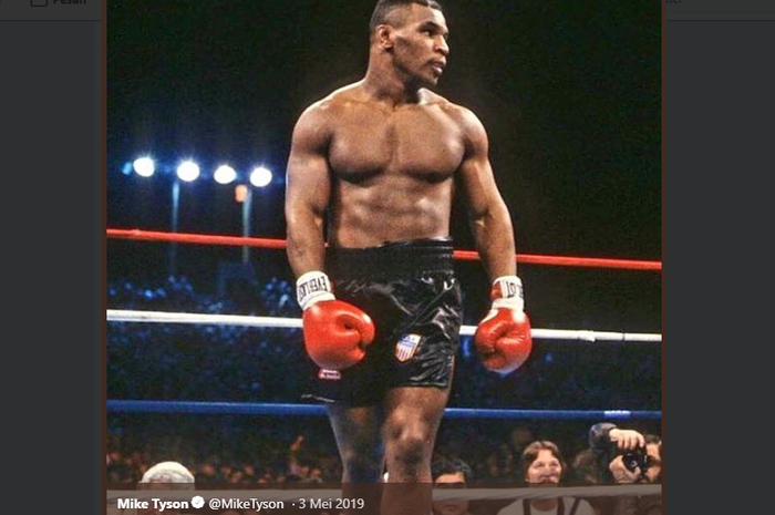 Legenda tinju dunia, Mike Tyson. 