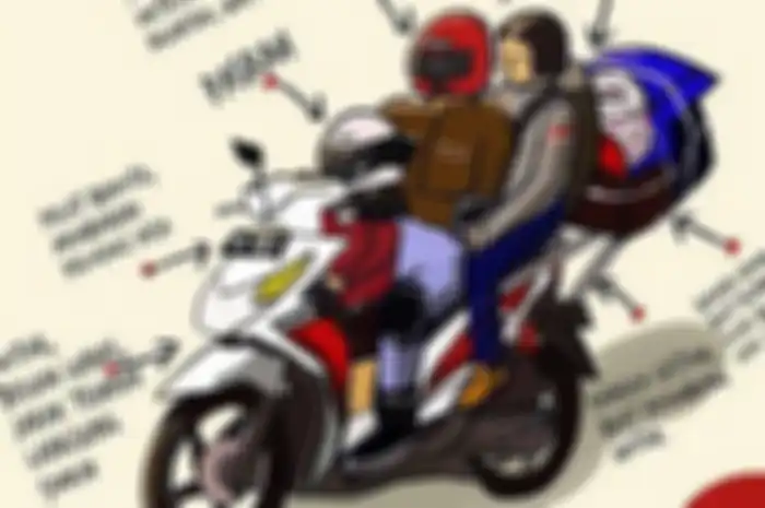 Meme mudik naik motor