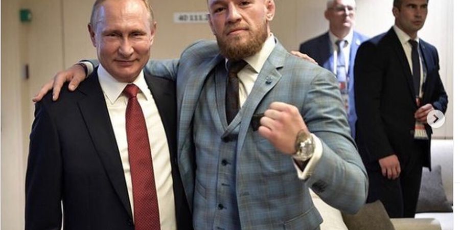 Buntut Foto Bareng Vladimir Putin, Conor McGregor Tak Disukai Presiden Ukraina