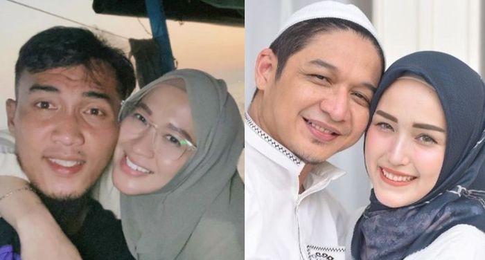 Okie Agustina dan Pasha Ungu serta pasangan masing-masing