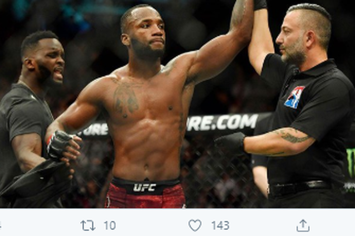 leon edwards , petarung mma asal inggris yang bersaing di kelas welter ufc 