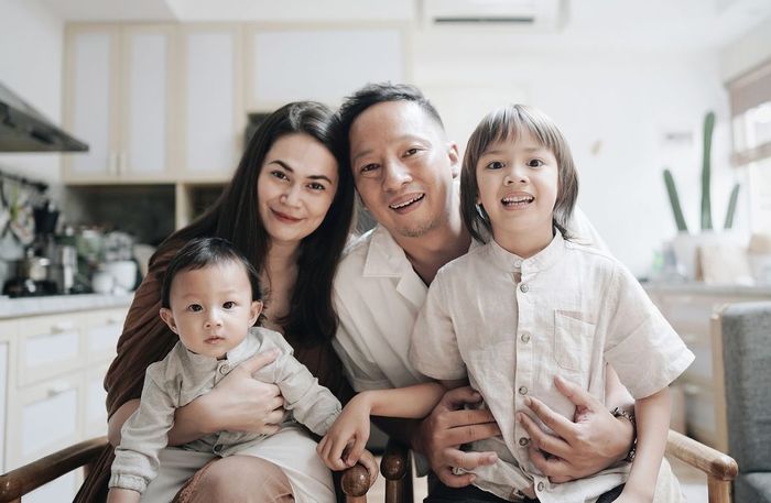 Ringgo Agus Rahman dan keluarga