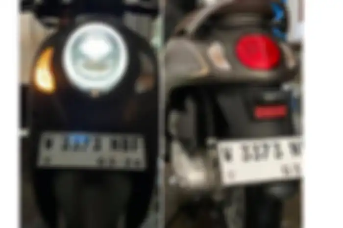 ILUSTRASI. Motor seperti apa yang bakal pakai pelat nomor putih? Bikers simak dan catat yuk!