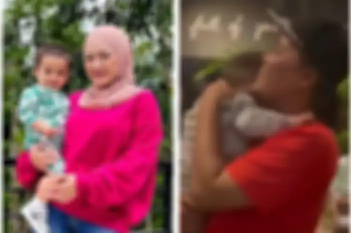 Nathalie Holscher datangi acara ulang tahun Sule