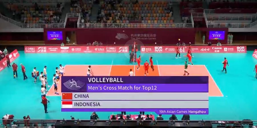 Hasil Voli Asian Games 2022 -  Meski Sulit Robohkan Tembok China, Indonesia Nodai Catatan Impresif Tuan Rumah