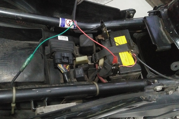 Ilustrasi kelistrikan motor.