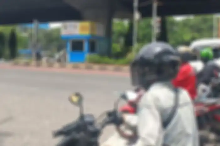 Ilustrasi pemotor yang jadi salah satu komponen lalu lintas.