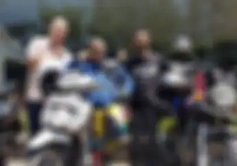 Salut, Pria Berumur 70 Tahun Turing Jakarta-Lombok Sejauh 1.300 Km Pakai Suzuki Address