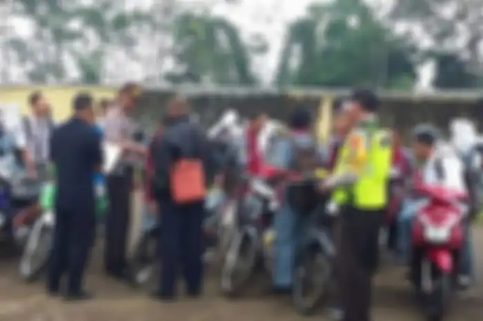 Polisi sidak ke sekolah, cek kondisi fisik motor pelajar