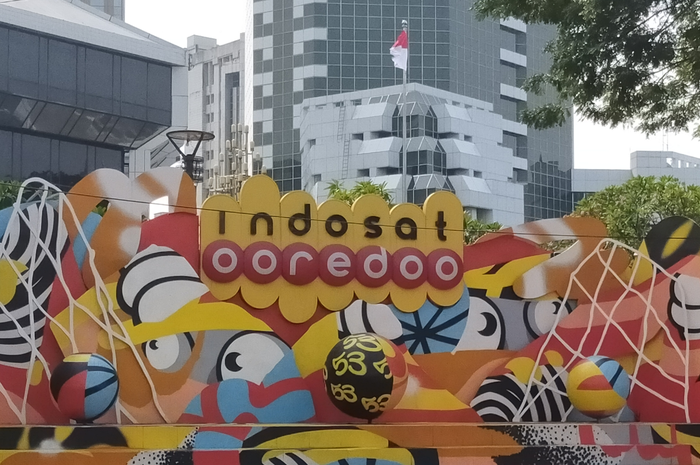 Ilustrasi logo Indosat Ooredoo
