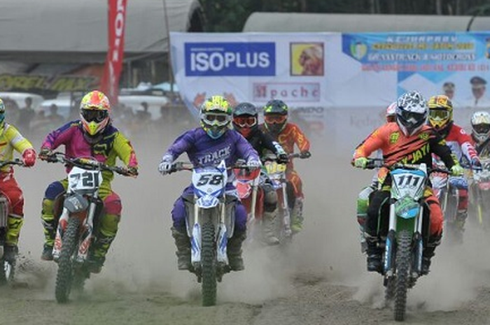 Ilustrasi event motocross