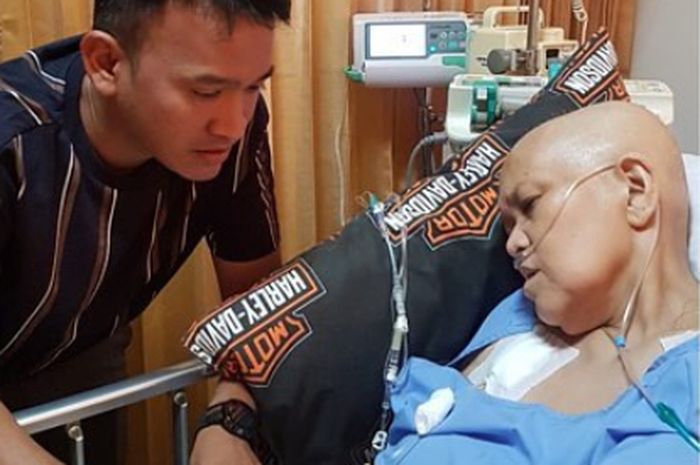 Ruben Onsu saat jenguk Istri Indro Warkop, Nita Octobijanthy