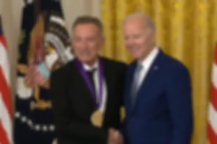 Bruce Springsteen and Joe Biden.