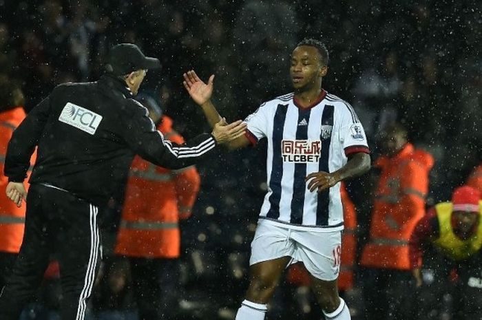 Bomber Timnas Burundi, Saido Berahino, saat berseragam West Bromwich Albion.