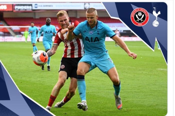 Tottenham Hotspur takluk dari Sheffield United dengan skor akhir 1-3 pada laga pekan ke-32 Liga Inggris, Kamis (2/7/2020) waktu setempat.