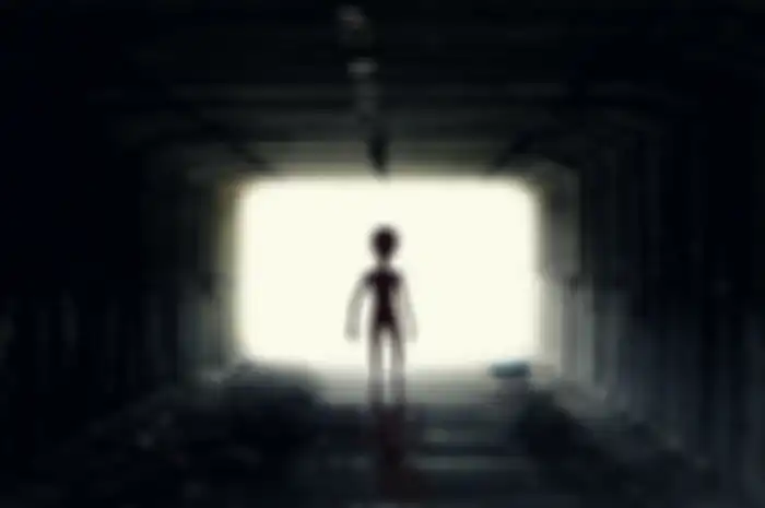 Ilustrasi Kota yang Bertema Alien