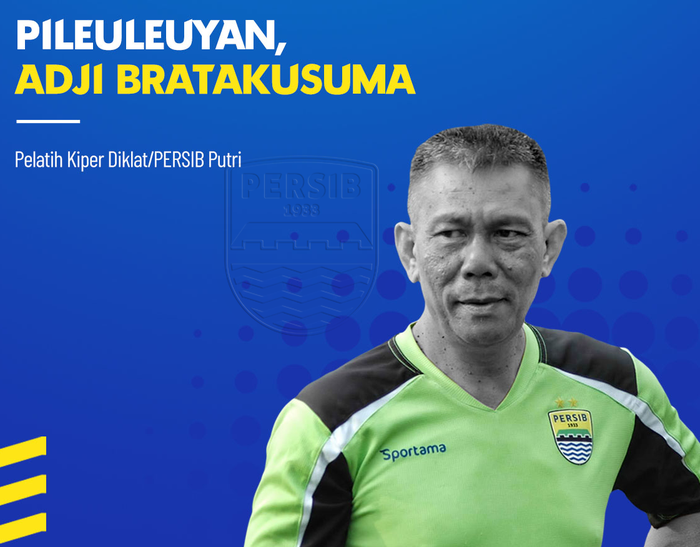 Pelatih kiper Diklat Persib dan tim putri, Adji Bratakusuma, tutup usia pada Jumat (3/1/2020) malam.