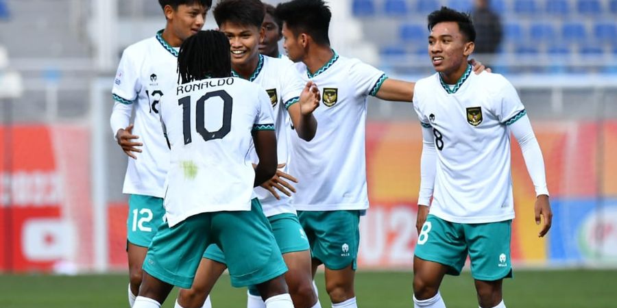 Gol Hokky Caraka di Timnas U-20 Indonesia Masuk Kandidat Gol Terbaik Fase Grup Piala Asia U-20 2023