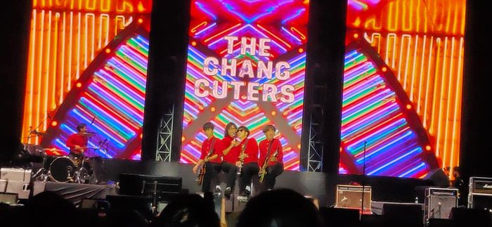 Band The Chancuteres sukses tampil di festival musik Projek-D di De Tjolomadoe Solo pada Minggu (30/10/2022).  