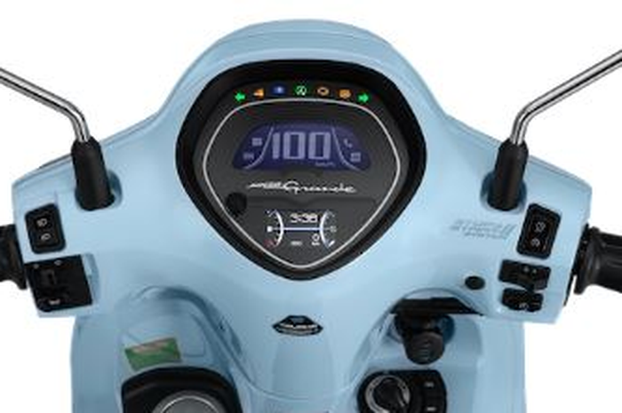 Penampakan panel instrumen motor matic Yamaha yang akan rilis minggu depan
