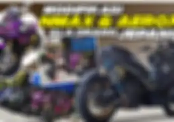 Begini Modifikasi Yamaha NMAX dan Aerox Ala Orang Jepang di Bali
