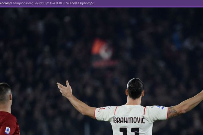 Soal cemooh fans AS Roma, Ibrahimovic minta hinaan lebih dan yakin AC Milan juara Liga Italia 2021-2022.