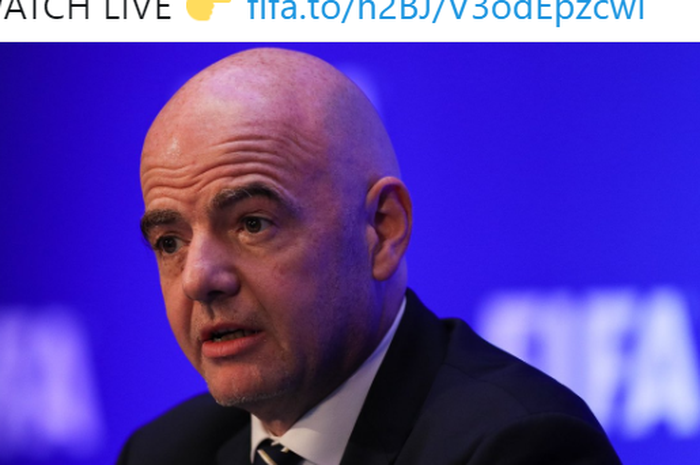 Presiden FIFA, Gianni Infantino.