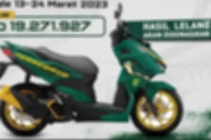 Wow, lelang motor Honda Vario 160 edisi Persebaya. Bonek ikutan yuk!