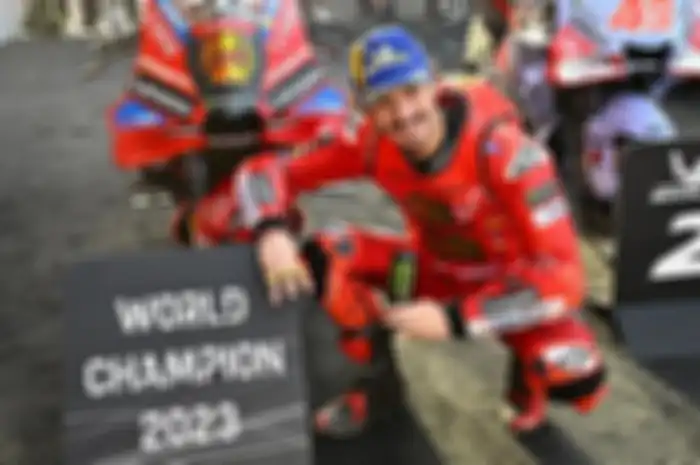 Francesco Bagnaia juara dunia di ronde terakhir MotoGP Valencia 2023 sudah terbaca berdasarkan fakta sejarah