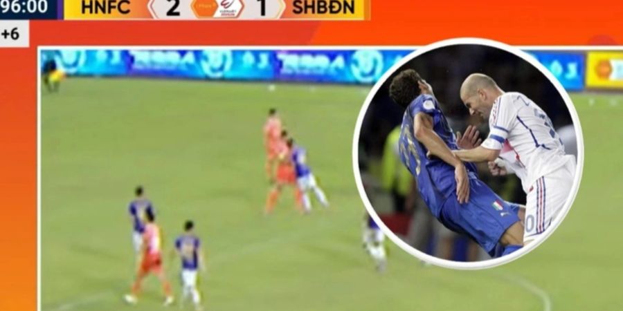 Di Indonesia Tendangan Kungfu, Vietnam Nggak Mau Kalah, Pemain Timnasnya Cosplay Sundulan Zidane ke Materazzi!