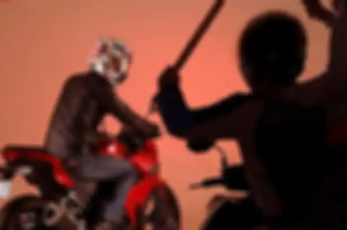 Ilustrasi geng motor