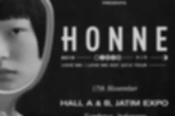 Poster konser HONNE di Surabaya