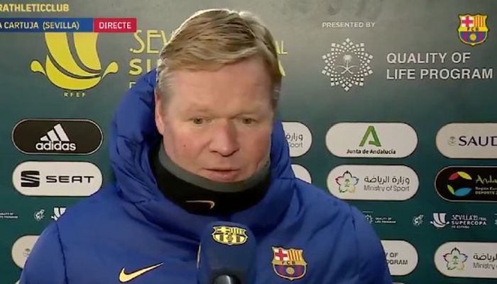 Pelatih Barcelona, Ronald Koeman.