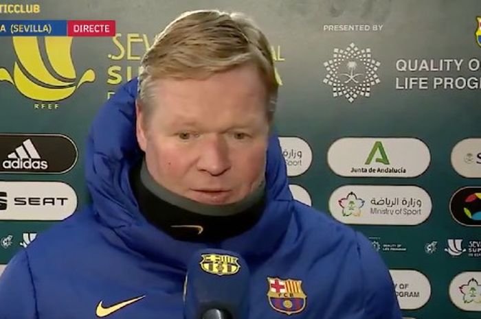 Pelatih Barcelona, Ronald Koeman.